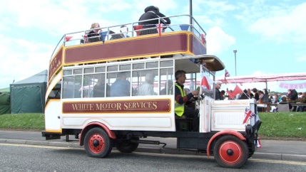 white events vintage bus